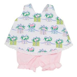 Beaufort Bonnet Susy Swing Top Set Every Day Is A Gift Palm Beach Pink HTF! RARE